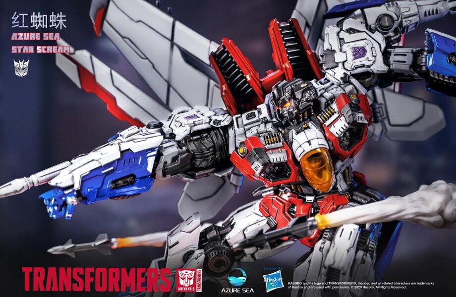 AzureSea Studio Transformers Starscream Statue Color Image  (28 of 42)